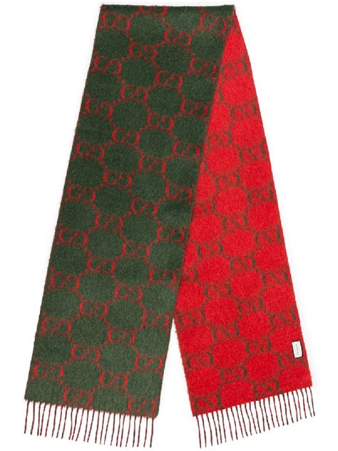 green and red gucci scarf|Gucci print head scarf.